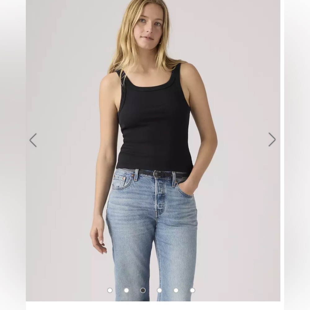 LEVIS ESSENTIAL RIBBED TANK TOP
